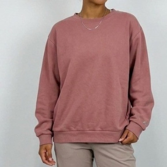 Lululemon Tops - Lululemon Oversized Crewneck Sweatshirt Mauve Pink Spiced Chai Pullover